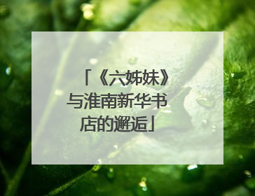 《六姊妹》与淮南新华书店的邂逅