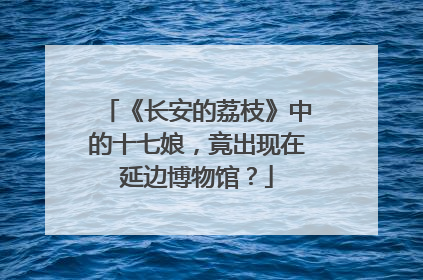 《长安的荔枝》中的十七娘，竟出现在延边博物馆？