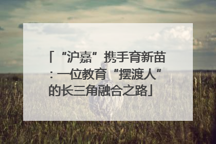 “沪嘉”携手育新苗：一位教育“摆渡人”的长三角融合之路