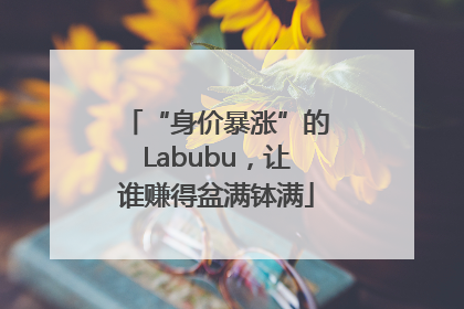 “身价暴涨”的Labubu，让谁赚得盆满钵满