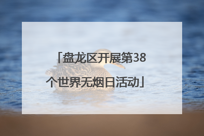 盘龙区开展第38个世界无烟日活动