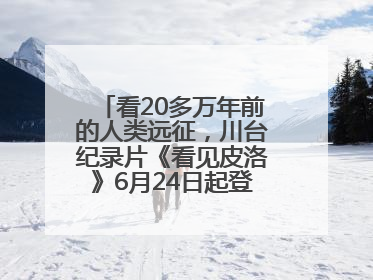 看20多万年前的人类远征，川台纪录片《看见皮洛》6月24日起登陆央视