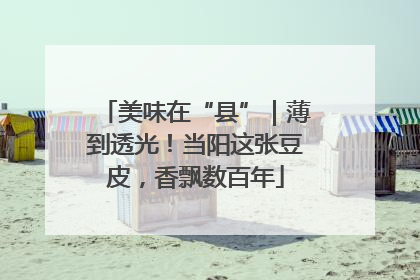 美味在“县”｜薄到透光！当阳这张豆皮，香飘数百年