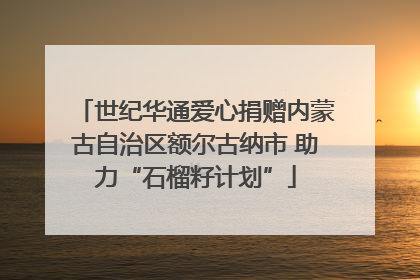 世纪华通爱心捐赠内蒙古自治区额尔古纳市 助力“石榴籽计划”