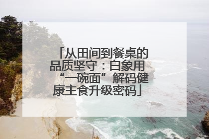 从田间到餐桌的品质坚守：白象用“一碗面”解码健康主食升级密码