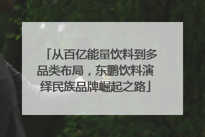 从百亿能量饮料到多品类布局，东鹏饮料演绎民族品牌崛起之路