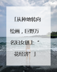 从种地转向绘画，巨野万名妇女链上“花经济”