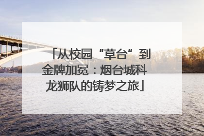 从校园“草台”到金牌加冕：烟台城科龙狮队的铸梦之旅