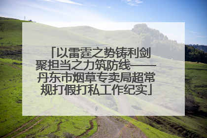 以雷霆之势铸利剑 聚担当之力筑防线——丹东市烟草专卖局超常规打假打私工作纪实