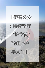 伊春公安：持续坚守“护学岗” 当好“护学人”