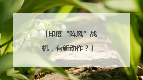 印度“阵风”战机，有新动作？