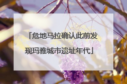 危地马拉确认此前发现玛雅城市遗址年代