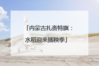 内蒙古扎赉特旗：水稻迎来插秧季