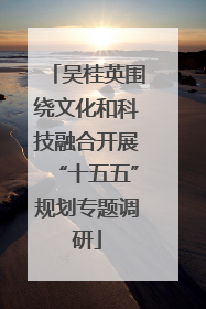 吴桂英围绕文化和科技融合开展“十五五”规划专题调研