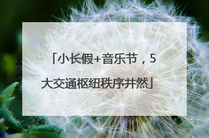 小长假+音乐节，5大交通枢纽秩序井然