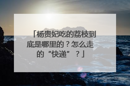 杨贵妃吃的荔枝到底是哪里的？怎么走的“快递”？