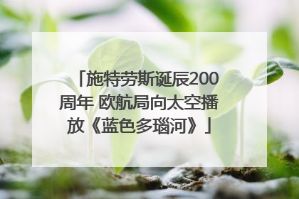 施特劳斯诞辰200周年 欧航局向太空播放《蓝色多瑙河》