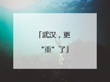 武汉，更“重”了