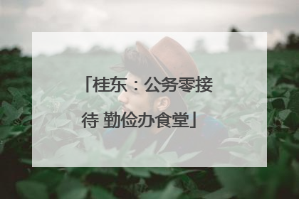 桂东：公务零接待 勤俭办食堂