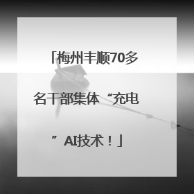 梅州丰顺70多名干部集体“充电”AI技术！