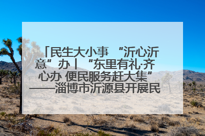 民生大小事 “沂心沂意”办丨“东里有礼·齐心办 便民服务赶大集”——淄博市沂源县开展民生政策宣传活动