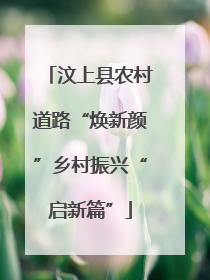 汶上县农村道路“焕新颜”乡村振兴“启新篇”