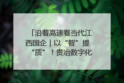 沿着高速看当代江西国企｜以“智”提“质”！贵冶数字化转型迈出新步伐