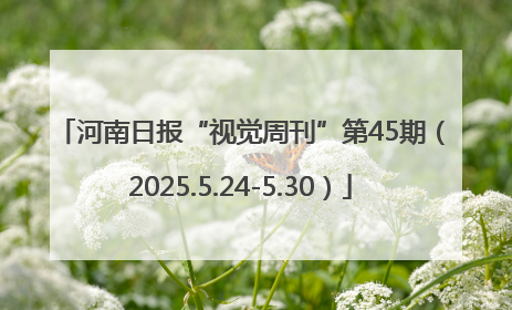 河南日报“视觉周刊”第45期（2025.5.24-5.30）