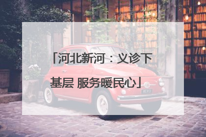 河北新河：义诊下基层 服务暖民心