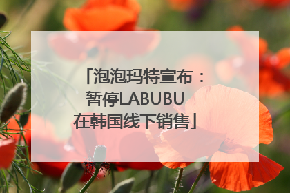 泡泡玛特宣布：暂停LABUBU在韩国线下销售