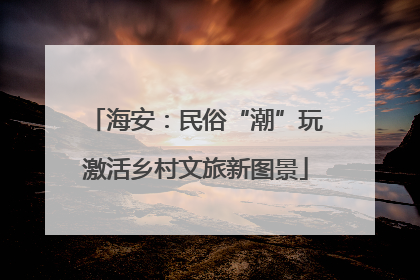 海安：民俗“潮”玩激活乡村文旅新图景