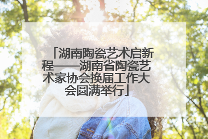 湖南陶瓷艺术启新程——湖南省陶瓷艺术家协会换届工作大会圆满举行