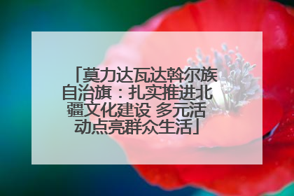 莫力达瓦达斡尔族自治旗：扎实推进北疆文化建设 多元活动点亮群众生活