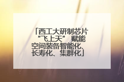 西工大研制芯片“飞上天” 赋能空间装备智能化、长寿化、集群化