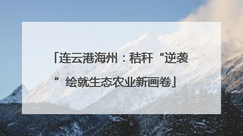 连云港海州：秸秆“逆袭”绘就生态农业新画卷