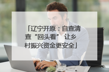 辽宁开原：自查清查“回头看” 让乡村振兴资金更安全