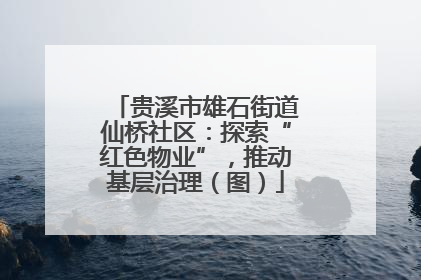 贵溪市雄石街道仙桥社区：探索“红色物业”，推动基层治理（图）