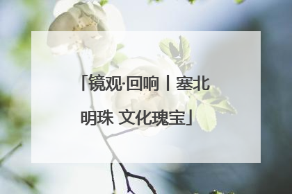 镜观·回响丨塞北明珠 文化瑰宝