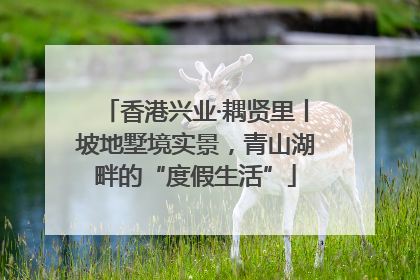 香港兴业·耦贤里丨坡地墅境实景，青山湖畔的“度假生活”