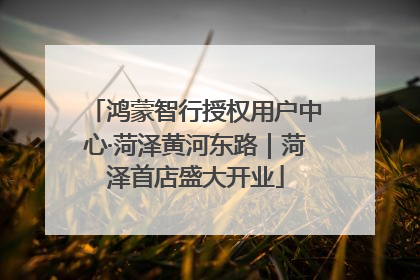 鸿蒙智行授权用户中心·菏泽黄河东路｜菏泽首店盛大开业